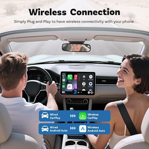 Ottocast Mini Cube Trådløs CarPlay Adapter Android Auto Biltilkoblingsboks CP88-M
