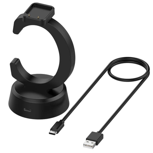 \"QD\" Ladedokk for Samsung Galaxy Fit3 SM-R390 klokkelader med 1m kabel