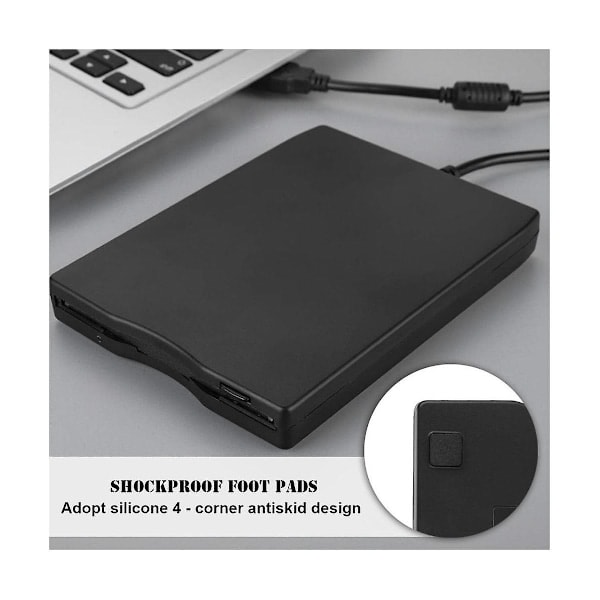 QD-USB-diskettedrev 3,5 tommer ekstern bærbar 1,44 MB FDD-enhed til Windows 7 8 200