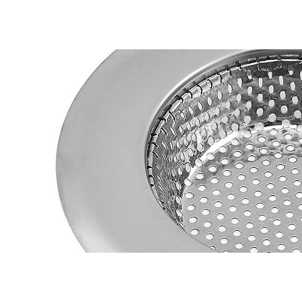 2 stk. vaskfilter i rustfrit stål, køkkenvaskfilter til afløbsfilter til køkken, badeværelse og badekar 11.5