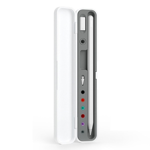 [QD] 1 st Portabelt Pennfodral för Apple Pencil 1:a & 2:a Gen - Svart