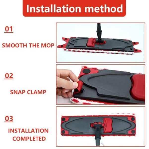 QU/1 Erstatningsklut for Vileda UltraMax XL Våt og Tørr Flatmopphode, Mikrofiber Flatmopp Erstatningsklut Kompatibel