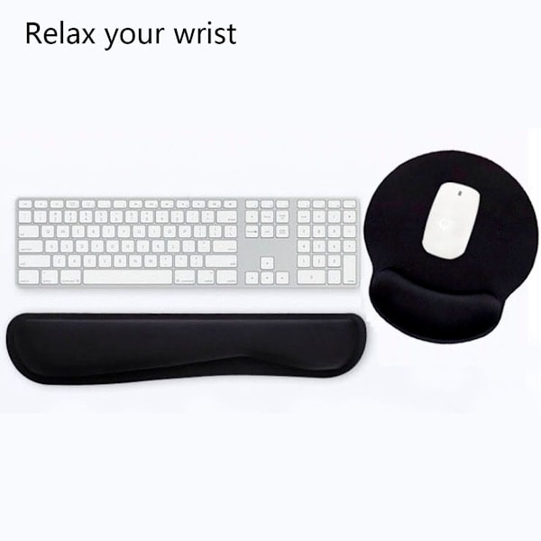 QD-Tastatur håndleddsstøtte Musematte Muse håndleddsstøtte. Tastaturmatte Håndleddsstøtte