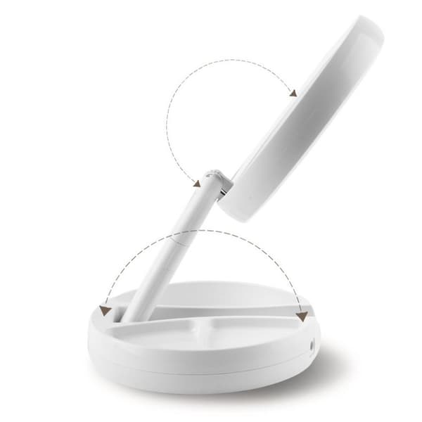 Makeup-spejl med LED-lys Vit white