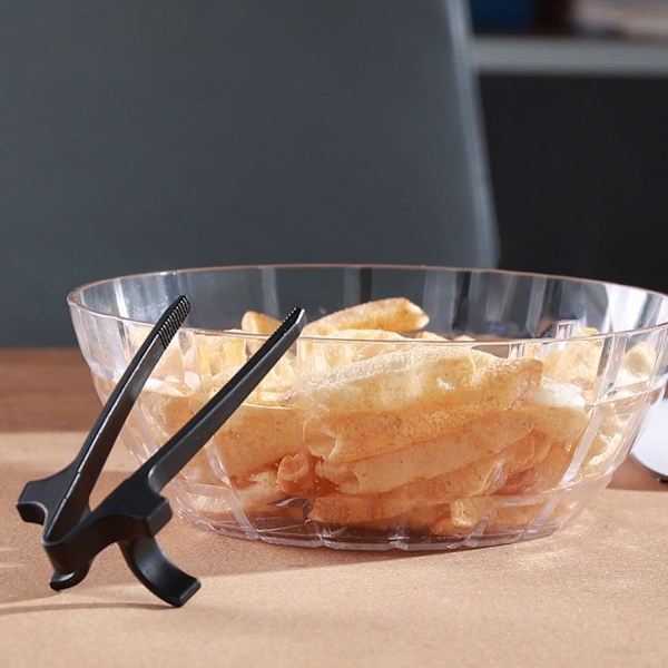 4 stk Finger Spisepinner, Snack Spisepinner Gjenbrukbare Tang Matklyper, Plast Finger Spisepinner