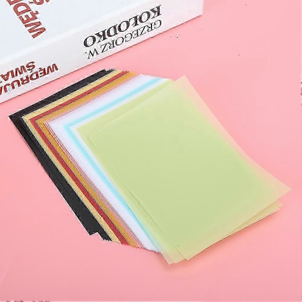 \"QD\" 100 st Transparent Konstpapper för Spårning Kopiering Skrivning Ritning Kalkeringspapper Färg