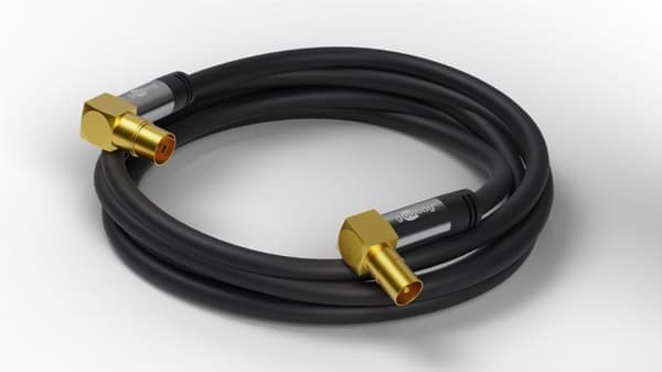 TV-antennkabel (135 dB), 4x skärmad