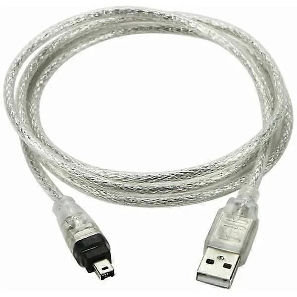 USB Han til Firewire IEEE 1394 4-Pin Han iLink Adapterkabel til Sony DCR-TRV75E DV
