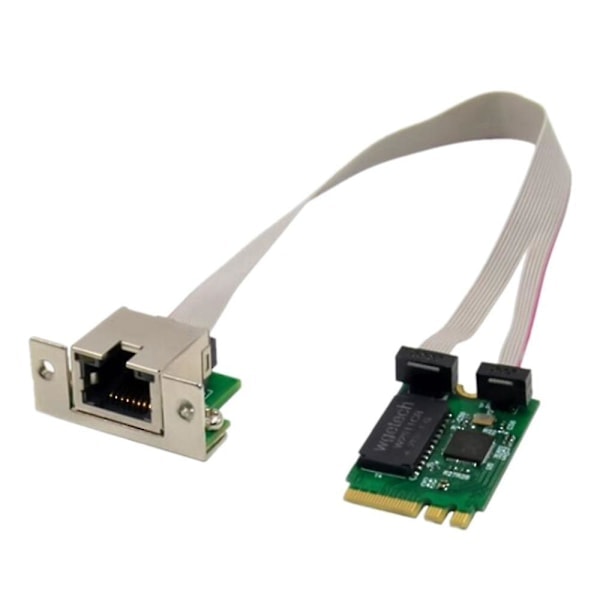 \"QD\" M.2 A+E 2.5G Ethernet-sovitin 2.5G/1G/100M Multi-Gigabit M.2 Verkkokortti 8125B COM