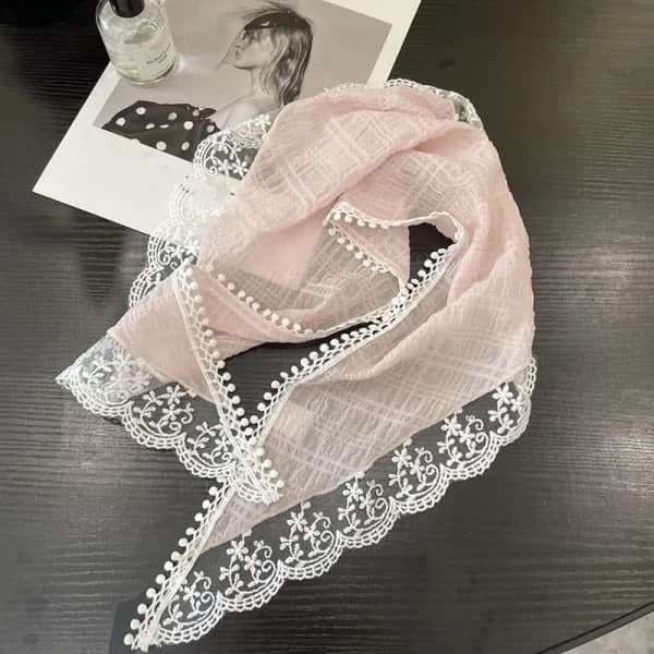 Blomstret bandana til kvinder, trekant