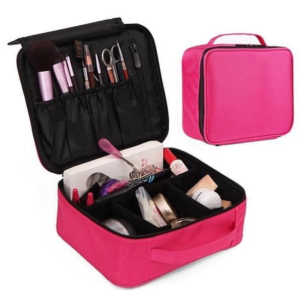 /QD/Practical and waterproof toiletry bag - Pink