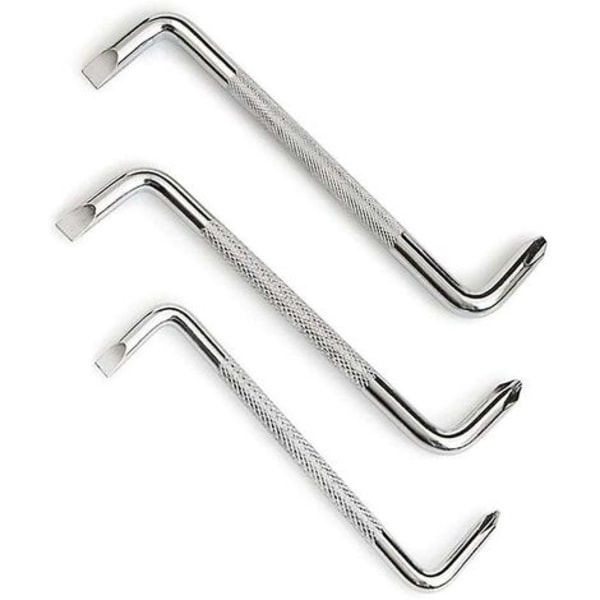 QQU-3-delt offset skrutrekkersett med flat skrutrekker og magnetisk skrutrekker, Z-type med Phillips skrutrekker