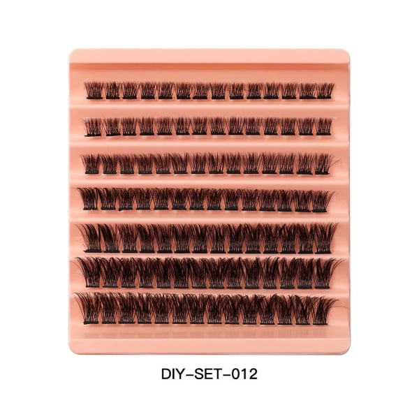 Individuelle klyngevipper Lash Clusters DIY øyenvippeforlengelse