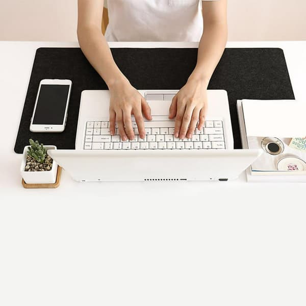 Skrivebordsmatte Moderne Bord Tastatur Musematte Ullfilt Datamaskinmatte - 300*600mm