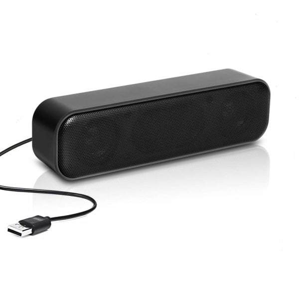 USB-datamaskinhøyttalere, kablet mini-lydplanke for datamaskin