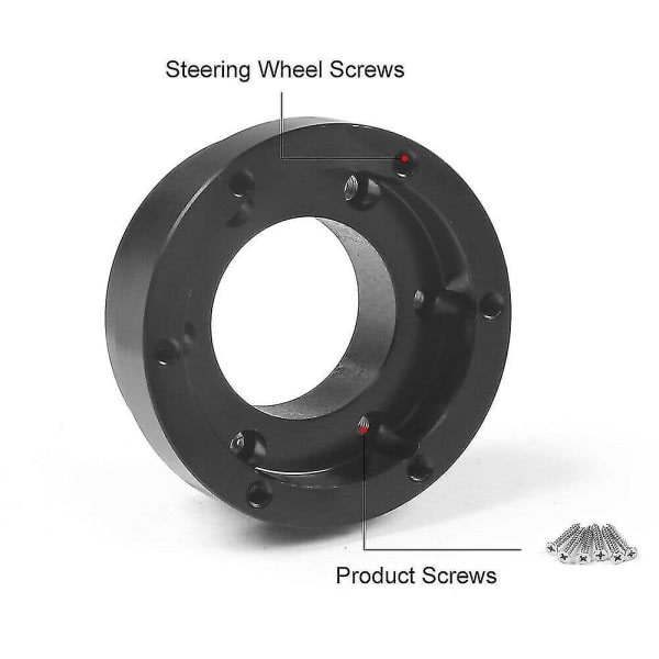 QD-Racing rattadapterplatta för Logitech G29 G920 G923 13/14 tum, 70 mm CDQ