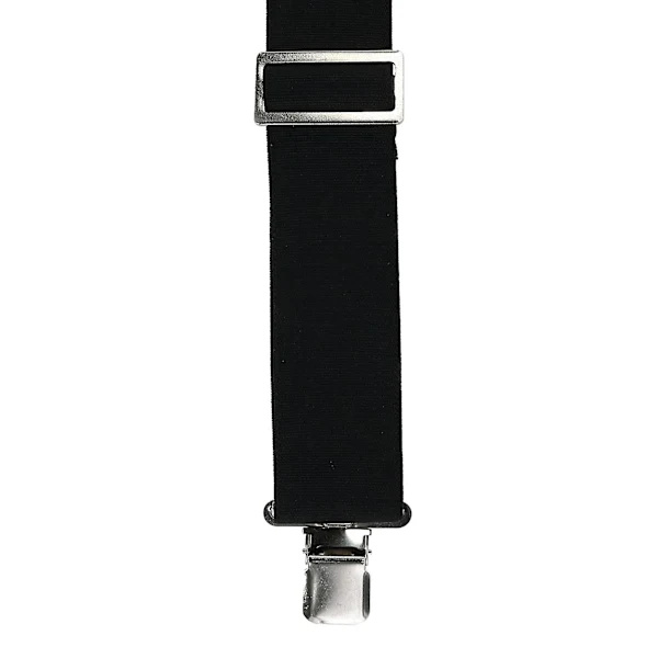 CTM Elastiske seler med klipsender 2 tommer Brannmann (Herr) Svart one size