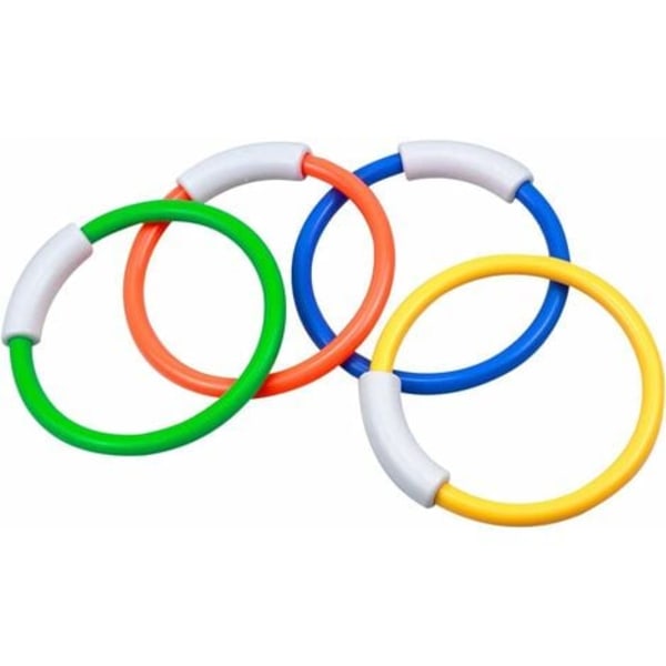 QQU-19PCS Dykset, Poolleksaker för Barn, Undervattens Dykpool Leksakskit, Dykringar, Dyk Torpedo, Ädelstenar, Bollstreamers