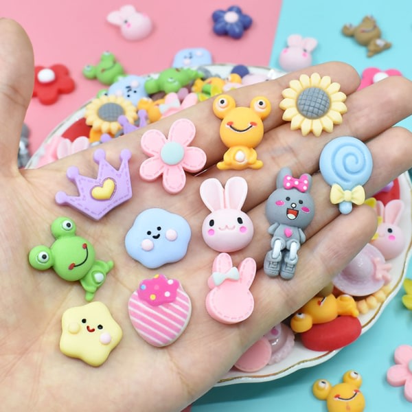 100st Mini lucky bag Back Resin Cabochons Scrapbook Diy söt