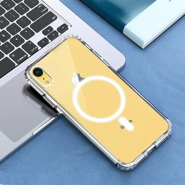 iPhone XR mobildeksel for MagSafe-lader Transparent_qq