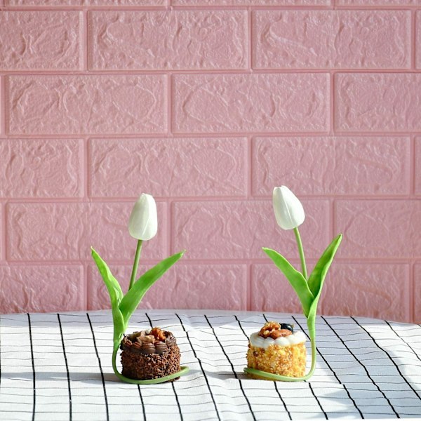 Konstgjorda tulpaner, falska blommor, latex tulpaner med äkta känsla för fest, hem, bröllopsdekoration och DIY-dekor