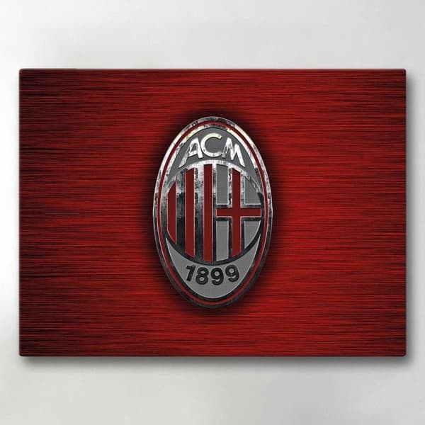 Kangastaulu / Taulu - AC Milan - 40x30 cm - Canvas_QQ