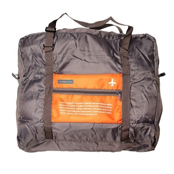 Foldbar Duffelbag med Opbevaringspose - Orange