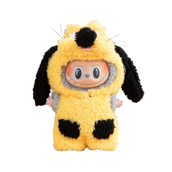 Söt Klänning Outfit Endast Kläder 17cm Hänge Drawbrawing Godis Kjol Hårnål Labubu Nyckelring Babykläder Jul Unisex TVÄTTAD 12