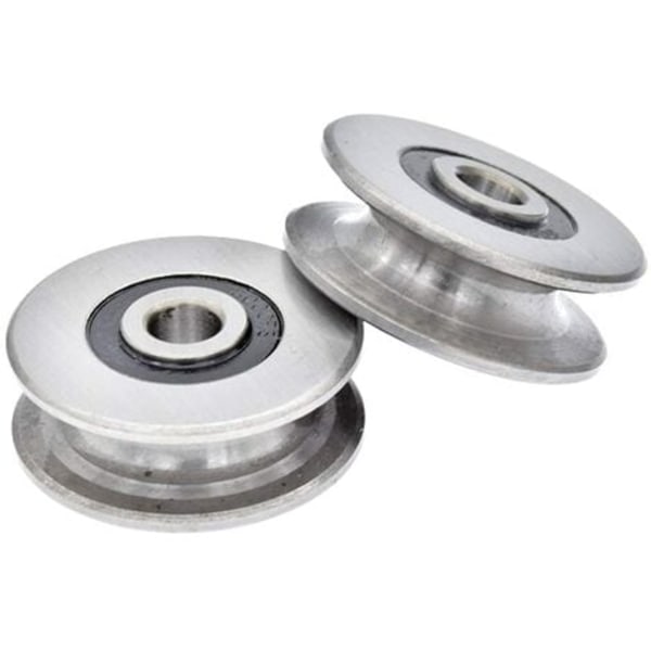 #QD#mm djupt U-spår kullager rostfritt stål 250 kg metallremskiva för lyftguide inre diameter (40 x 13 mm)