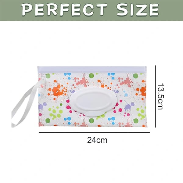 Portable Refillable Wipe Case Baby Wipe Dispenser Reusable