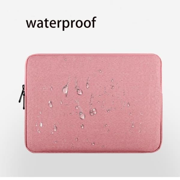 /QD/ 15,6 tums laptopfodral med 2 rosa fickor