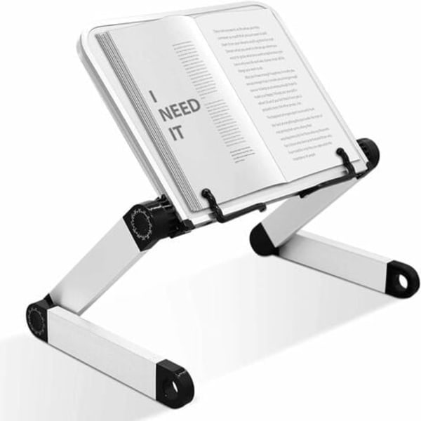 #QD# Justerbart bokstöd, justerbar höjd och vinkel, ergonomisk bokhylla med klämmor för stora läroböcker, musikböcker, surfplattor, kokböcker
