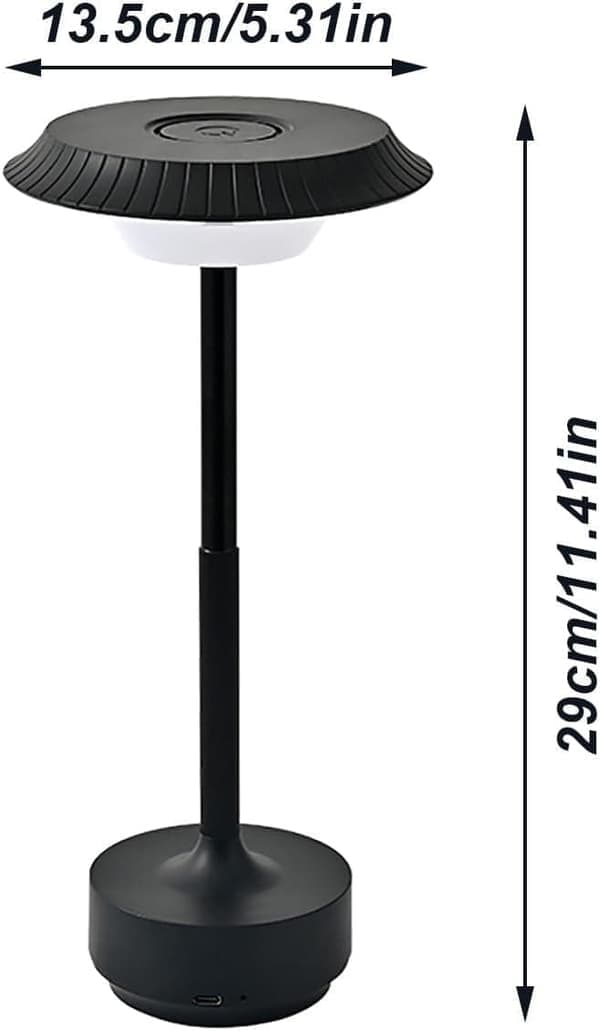 Bordlampe Trådløs / Skrivebordslampe - LED-lampe