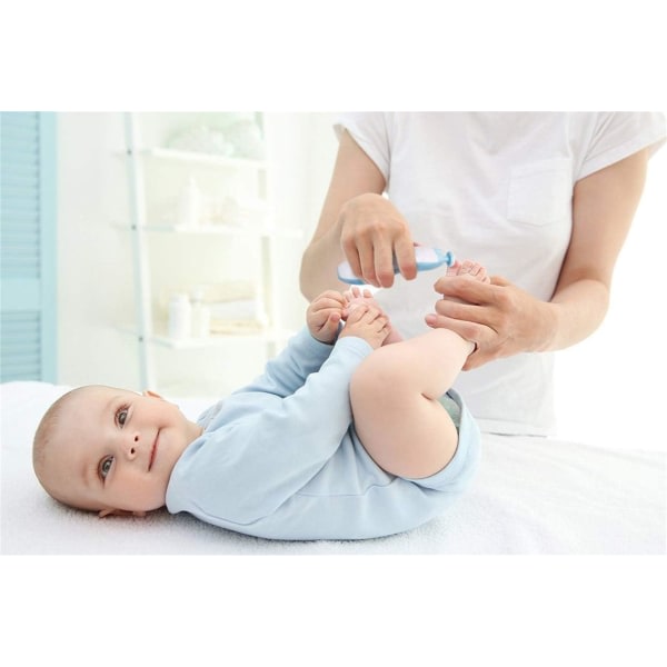 Baby Nagelfil Trimmer Säker Elektrisk Nagelklippare Kit för BLUE