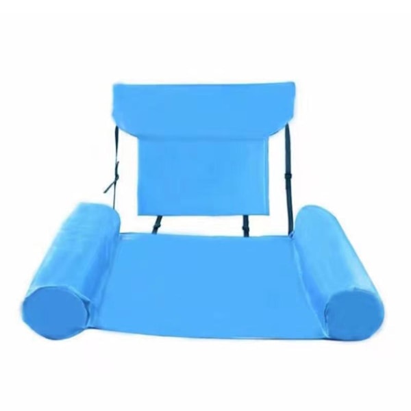 Flytande Poolstol Soffa Pool Lounge Ryggstöd för Inomhuspool_FO Light Blue