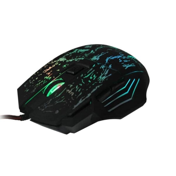 RGB Gamingmus / Datamus med 7 knapper multifärg multicolor