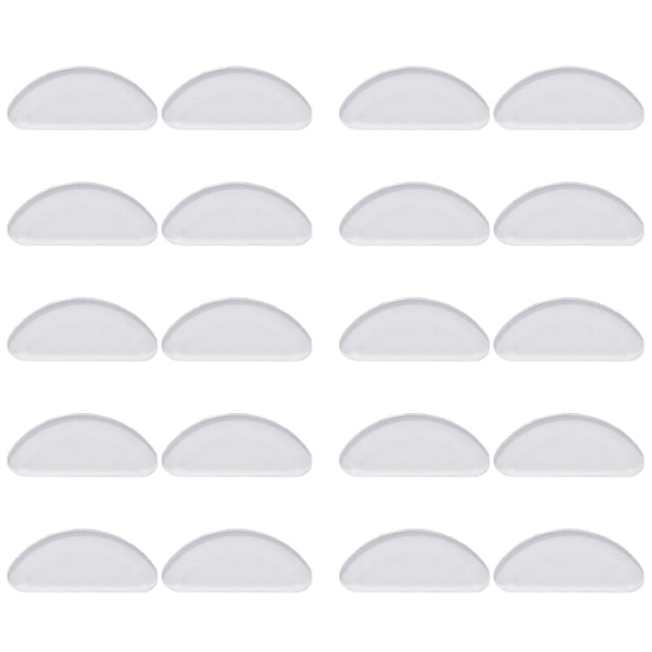 \"QD\"INF Nenätyynyt silmälaseihin 10 paria Läpinäkyvä 15x7x1 mm
