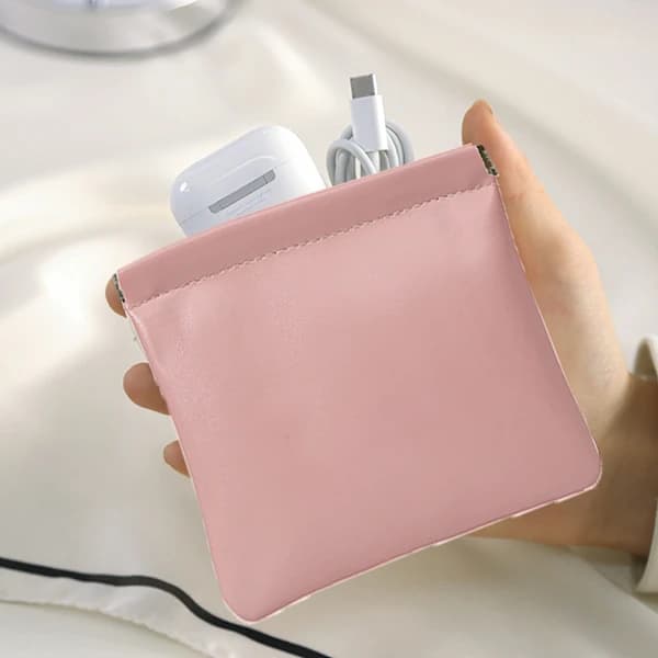 QD-1 lille mini opbevaringstaske multifunktionel makeuptaske lille
