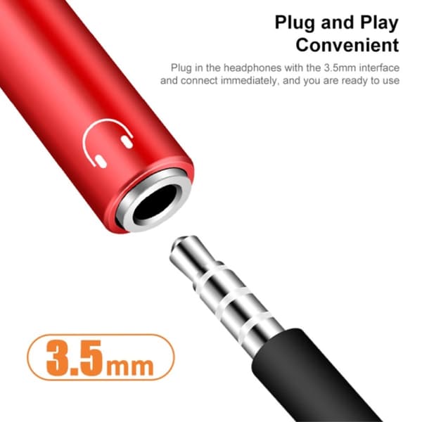 RYI.60W PD 2-in-1 USB-C - USB-C/AUX-naarasadapteri Musta