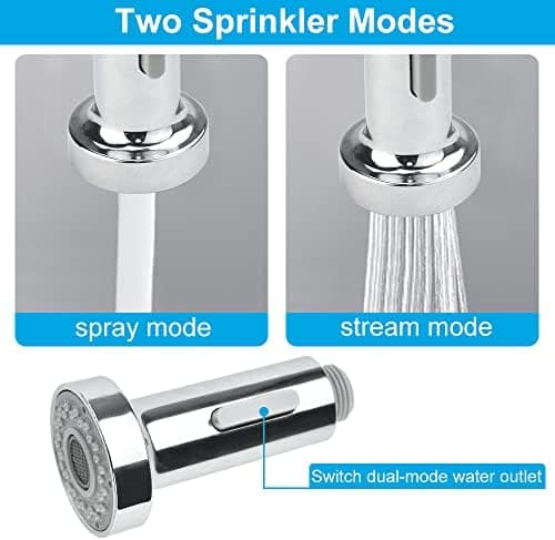 Kitchen Faucet Sprayer, Kitchen Faucet Sprayer 2 Modes Pull-Out Kitchen Faucet Spray Head Replacement for Bathroom