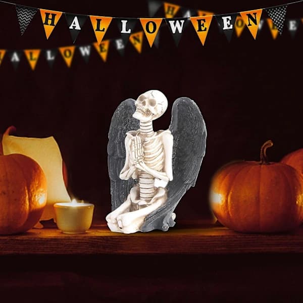 2025 Resin Engel Dødninghode Modell Display Halloween Personlige Dødninghode Håndverk A