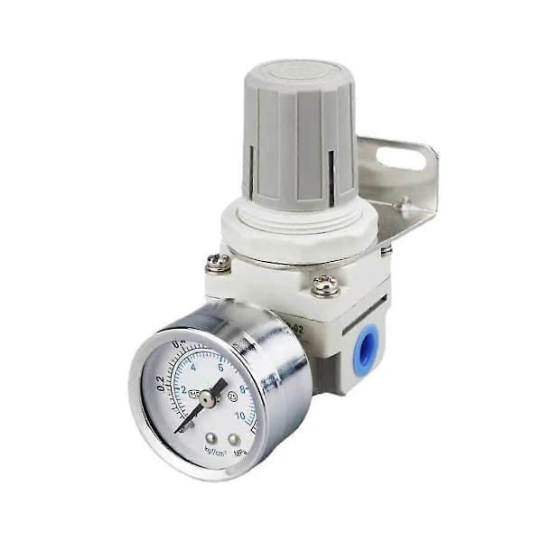 1/4 tum NPT Lufttrycksregulator, AR2000-02 Kompressor Luftregulator, Lufttorkningssystem Mätare Pre Som Visas