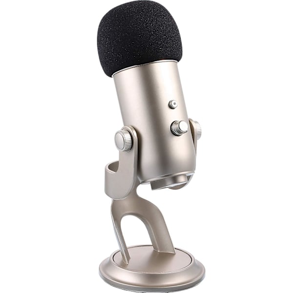 Mikrofondekselsvamp Vindbeskyttelse for Blue Yeti, Yeti Pro Kondensatormikrofon (svart, 3-pakning)_nzywtb