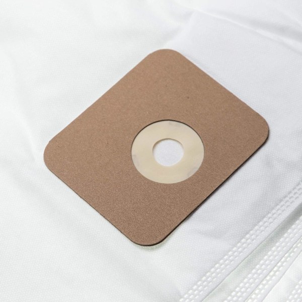 QU*Vhbw 5 x dammsugarpåsar kompatibla med Nilfisk Multi II 22, Multi II 22 Inox, Multi II 30 T dammsugare - mikrofleece, 54,15 cm x 49,5 cm, vit