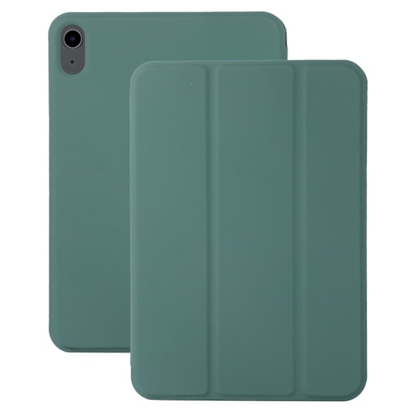 QD-Etui til iPad Air 11 (2024) - Trefoldigt Stativ, Læder, Magnetisk, Auto-Vækning/Sov - Matcha Multicolo Multicolor Midnight Green