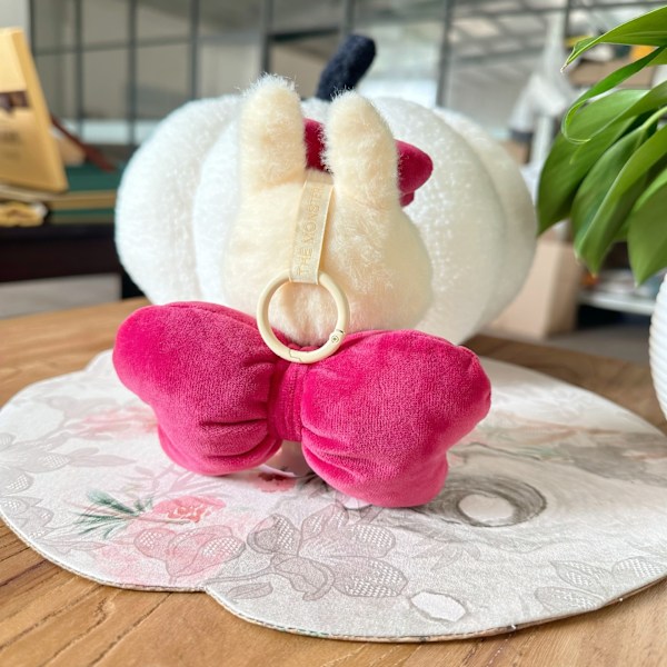 Labbuu Vingar och fjärilrosett, 17cm Labubu Mary Katt Klädset, Labubu Tillbehörsdräkt, Söta Kläder för Labubu Utklädning Yellow