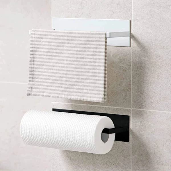 QD-Keittiöpaperiteline ilman porausta, talouspaperiteline seinälle