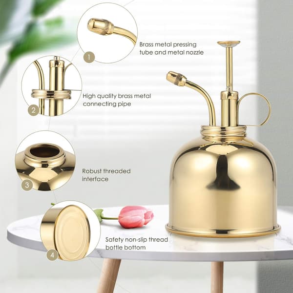 300 ml Retro messingkande Vintage kobber metalsprøjte