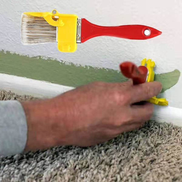 Kantpensel Hörnkantsborstehandtag bärbart för målning av väggar inomhus [DB]
