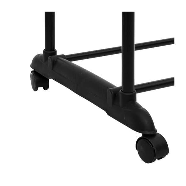 Vaateteline Pyörillä ja Kaksoistangoilla